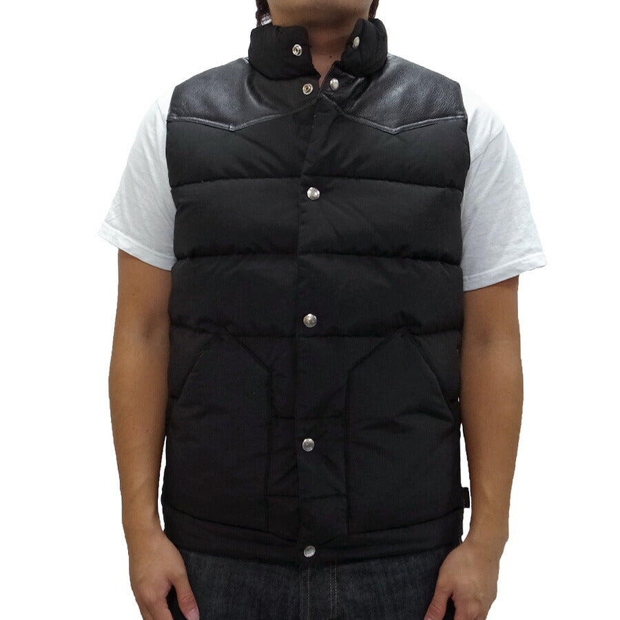 PENFIELDペンフィールドPELAMLEATHERYOKEDOWNVEST[2カラー]メンズヨークダウンレザーダウンベスト正規[O]