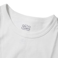 WESTSHOREウエストショアNEWLOGOPOCKETTEEメンズ/レディースホワイト/ネイビーS-L